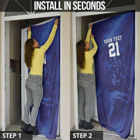 Namibia Cricket Custom Door Cover Coat of arms Namibian Pattern - Wonder Print Shop