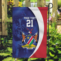Namibia Cricket Custom Garden Flag Coat of arms Namibian Pattern - Wonder Print Shop