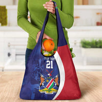 Namibia Cricket Custom Grocery Bag Coat of arms Namibian Pattern - Wonder Print Shop