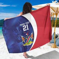 Namibia Cricket Custom Sarong Coat of arms Namibian Pattern - Wonder Print Shop