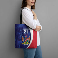 Namibia Cricket Custom Tote Bag Coat of arms Namibian Pattern - Wonder Print Shop