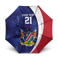 Namibia Cricket Custom Umbrella Coat of arms Namibian Pattern - Wonder Print Shop
