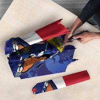 Namibia Cricket Custom Umbrella Coat of arms Namibian Pattern - Wonder Print Shop