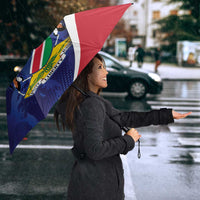 Namibia Cricket Custom Umbrella Coat of arms Namibian Pattern - Wonder Print Shop