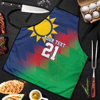 Namibia Cricket Custom Apron Namibian Gold Sun Flag Motif - Wonder Print Shop