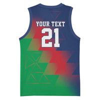 Namibia Cricket Custom Basketball Jersey Namibian Gold Sun Flag Motif - Wonder Print Shop