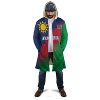 Namibia Cricket Custom Cloak Namibian Gold Sun Flag Motif - Wonder Print Shop
