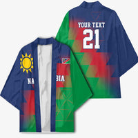Namibia Cricket Custom Kimono Namibian Gold Sun Flag Motif - Wonder Print Shop