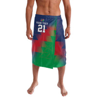 Namibia Cricket Custom Lavalava Namibian Gold Sun Flag Motif - Wonder Print Shop