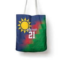 Namibia Cricket Custom Tote Bag Namibian Gold Sun Flag Motif - Wonder Print Shop