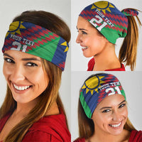 Namibia Cricket Custom Neck Gaiter Namibian Sporty Pattern Flag Motif - Wonder Print Shop