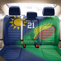 Namibia Rugby Custom Back Car Seat Cover Welwitschias African Fish Eagle - Wonder Print Shop