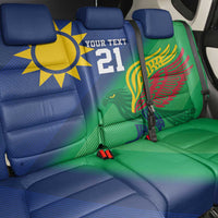 Namibia Rugby Custom Back Car Seat Cover Welwitschias African Fish Eagle - Wonder Print Shop