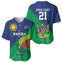 Namibia Rugby Custom Baseball Jersey Welwitschias African Fish Eagle - Wonder Print Shop