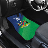 Namibia Rugby Custom Car Mats Welwitschias African Fish Eagle - Wonder Print Shop
