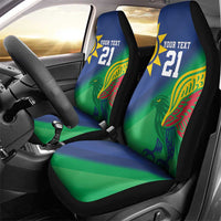 Namibia Rugby Custom Car Seat Cover Welwitschias African Fish Eagle - Wonder Print Shop