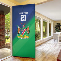 Namibia Rugby Custom Door Cover Welwitschias African Fish Eagle - Wonder Print Shop