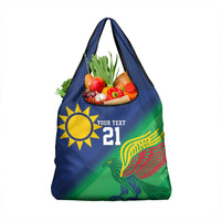 Namibia Rugby Custom Grocery Bag Welwitschias African Fish Eagle - Wonder Print Shop