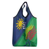 Namibia Rugby Custom Grocery Bag Welwitschias African Fish Eagle - Wonder Print Shop