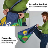 Namibia Rugby Custom Grocery Bag Welwitschias African Fish Eagle - Wonder Print Shop