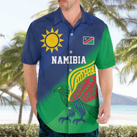 Namibia Rugby Custom Hawaiian Shirt Welwitschias African Fish Eagle - Wonder Print Shop