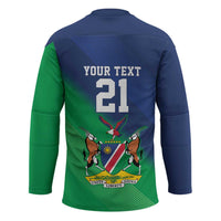 Namibia Rugby Custom Hockey Jersey Welwitschias African Fish Eagle - Wonder Print Shop