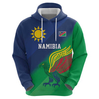 Namibia Rugby Custom Hoodie Welwitschias African Fish Eagle - Wonder Print Shop