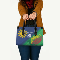 Namibia Rugby Custom Leather Bag Welwitschias African Fish Eagle - Wonder Print Shop