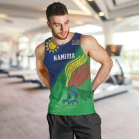 Namibia Rugby Custom Men Tank Top Welwitschias African Fish Eagle - Wonder Print Shop