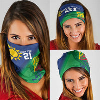 Namibia Rugby Custom Neck Gaiter Welwitschias African Fish Eagle - Wonder Print Shop