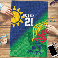 Namibia Rugby Custom Puzzle Welwitschias African Fish Eagle - Wonder Print Shop