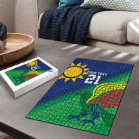 Namibia Rugby Custom Puzzle Welwitschias African Fish Eagle - Wonder Print Shop