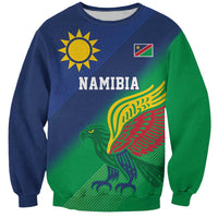 Namibia Rugby Custom Sweatshirt Welwitschias African Fish Eagle - Wonder Print Shop