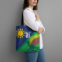 Namibia Rugby Custom Tote Bag Welwitschias African Fish Eagle - Wonder Print Shop