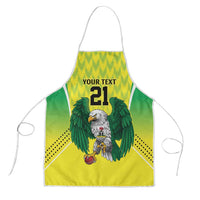 Nigeria Cricket Custom Apron Najeriya Yellow Greens Eagle - Wonder Print Shop