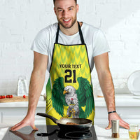 Nigeria Cricket Custom Apron Najeriya Yellow Greens Eagle - Wonder Print Shop