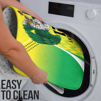 Nigeria Cricket Custom Bathroom Set Najeriya Yellow Greens Eagle - Wonder Print Shop