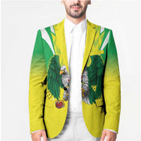 Nigeria Cricket Custom Blazer Najeriya Yellow Greens Eagle - Wonder Print Shop