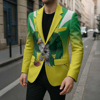Nigeria Cricket Custom Blazer Najeriya Yellow Greens Eagle - Wonder Print Shop