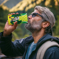 Nigeria Cricket Custom 4 in 1 Can Cooler Tumbler Najeriya Yellow Greens Eagle - Wonder Print Shop