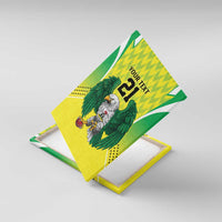 Nigeria Cricket Custom Canvas Wall Art Najeriya Yellow Greens Eagle - Wonder Print Shop