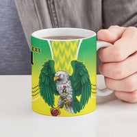 Nigeria Cricket Custom Ceramic Mug Najeriya Yellow Greens Eagle - Wonder Print Shop