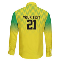 Nigeria Cricket Custom Family Matching Mermaid Dress and Hawaiian Shirt Najeriya Yellow Greens Eagle - Wonder Print Shop