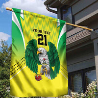 Nigeria Cricket Custom Garden Flag Najeriya Yellow Greens Eagle - Wonder Print Shop