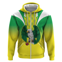 Nigeria Cricket Custom Hoodie Najeriya Yellow Greens Eagle - Wonder Print Shop