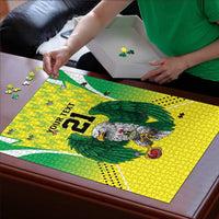 Nigeria Cricket Custom Puzzle Najeriya Yellow Greens Eagle - Wonder Print Shop