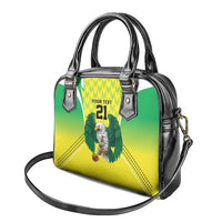 Nigeria Cricket Custom Shoulder Handbag Najeriya Yellow Greens Eagle - Wonder Print Shop