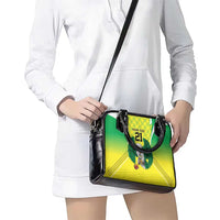 Nigeria Cricket Custom Shoulder Handbag Najeriya Yellow Greens Eagle - Wonder Print Shop