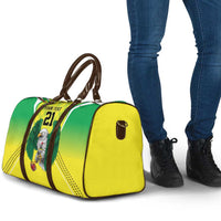 Nigeria Cricket Custom Travel Bag Najeriya Yellow Greens Eagle - Wonder Print Shop