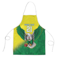 Nigeria Cricket Custom Apron Najeriya Angry Eagle Flag Motif - Wonder Print Shop